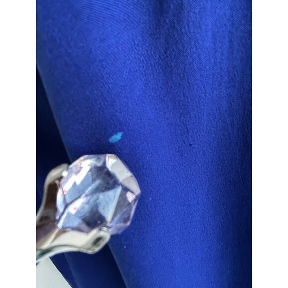 Royal Blue Sleeveless Lace-Up Casual Dress size 1X - Picture 5 of 13